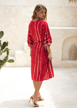 Load image into Gallery viewer, KIMONO midi | rendezvous red