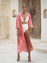 Load image into Gallery viewer, KIMONO midi| pink paradise