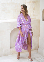 Load image into Gallery viewer, KIMONO midi| lilac blooming