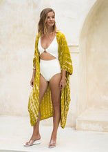 Load image into Gallery viewer, KIMONO midi | mustard mirage