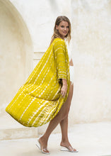 Load image into Gallery viewer, KIMONO midi | mustard mirage